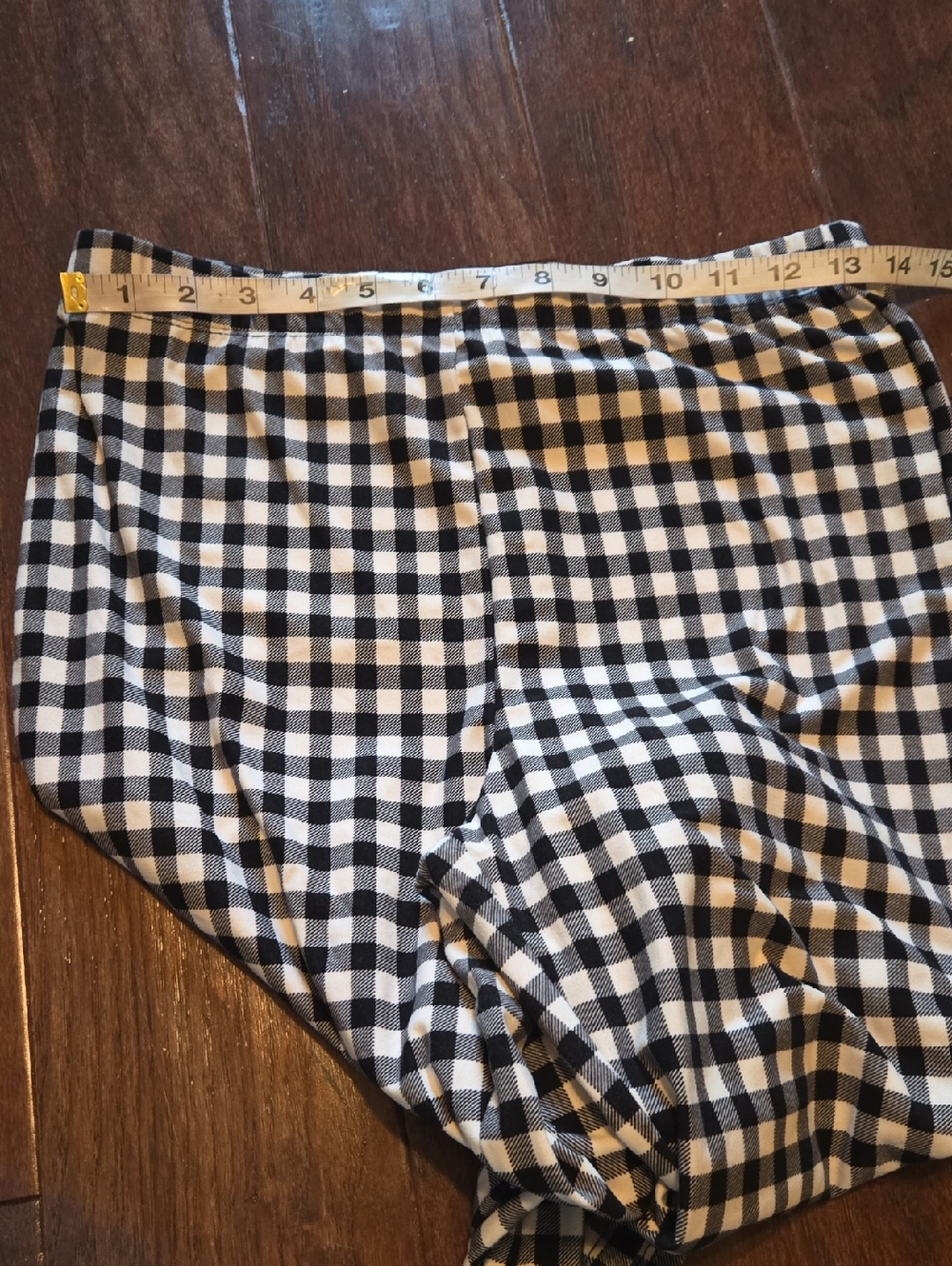 Forever 21 Gingham Check Flare Leg Pants - Picture 8 of 10